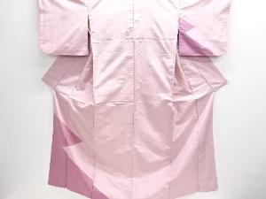 アンティーク　抽象模様手織り節紬着物